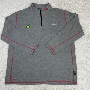 Ariat Sweater Mens XXL Gray FR Work Tek Baselayer 1/4 Zip Flame Resistant